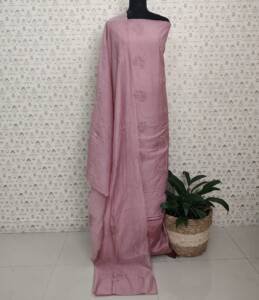 MAL CHANDERI SILK APPLIQUE SUITS