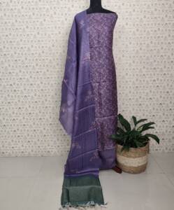 TUSSER SILK FLORAL SUITS