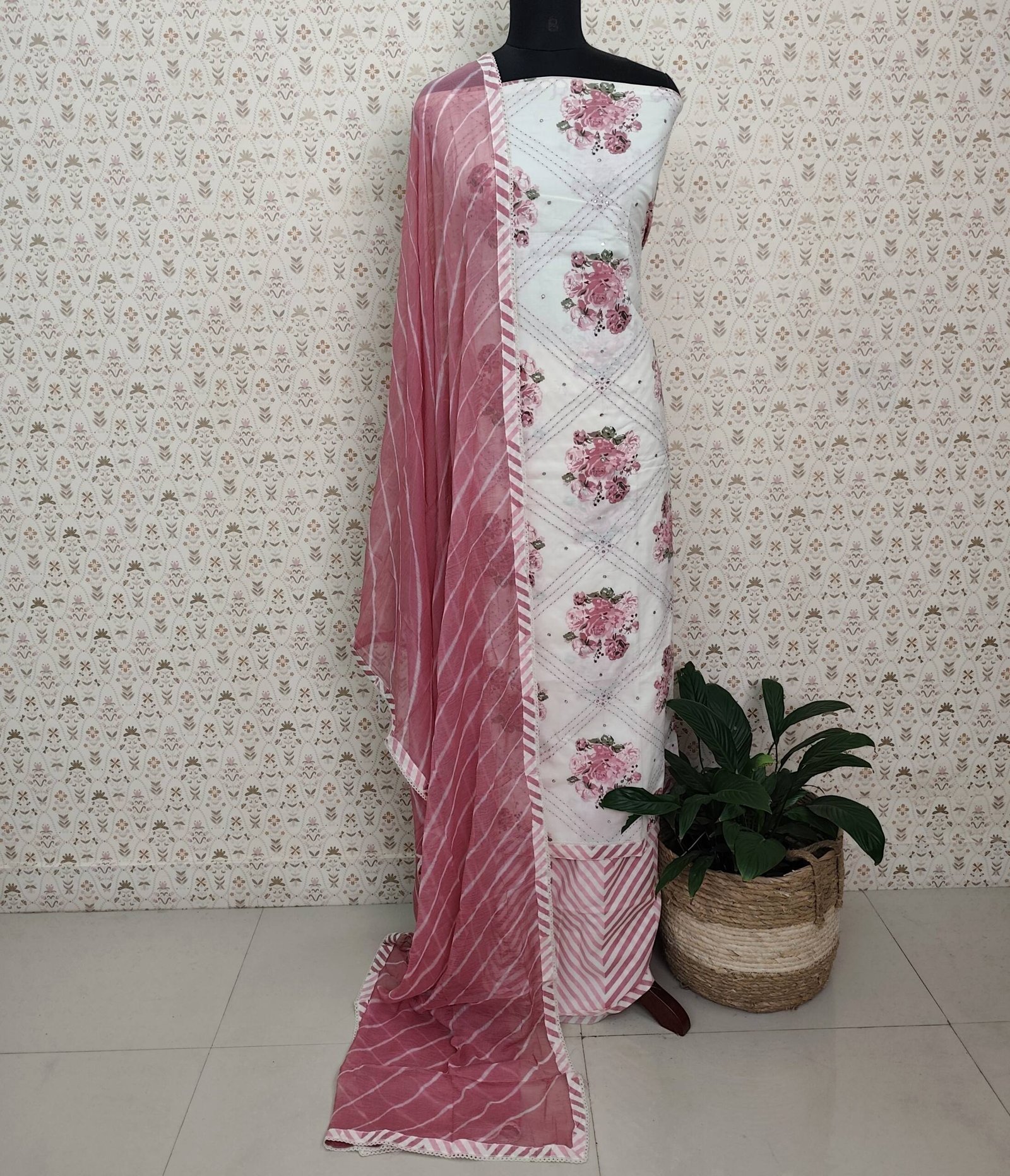 COTTON FLORAL PRINTED SUITS