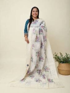 KOTA FLORAL PRINTED SAREES-43410