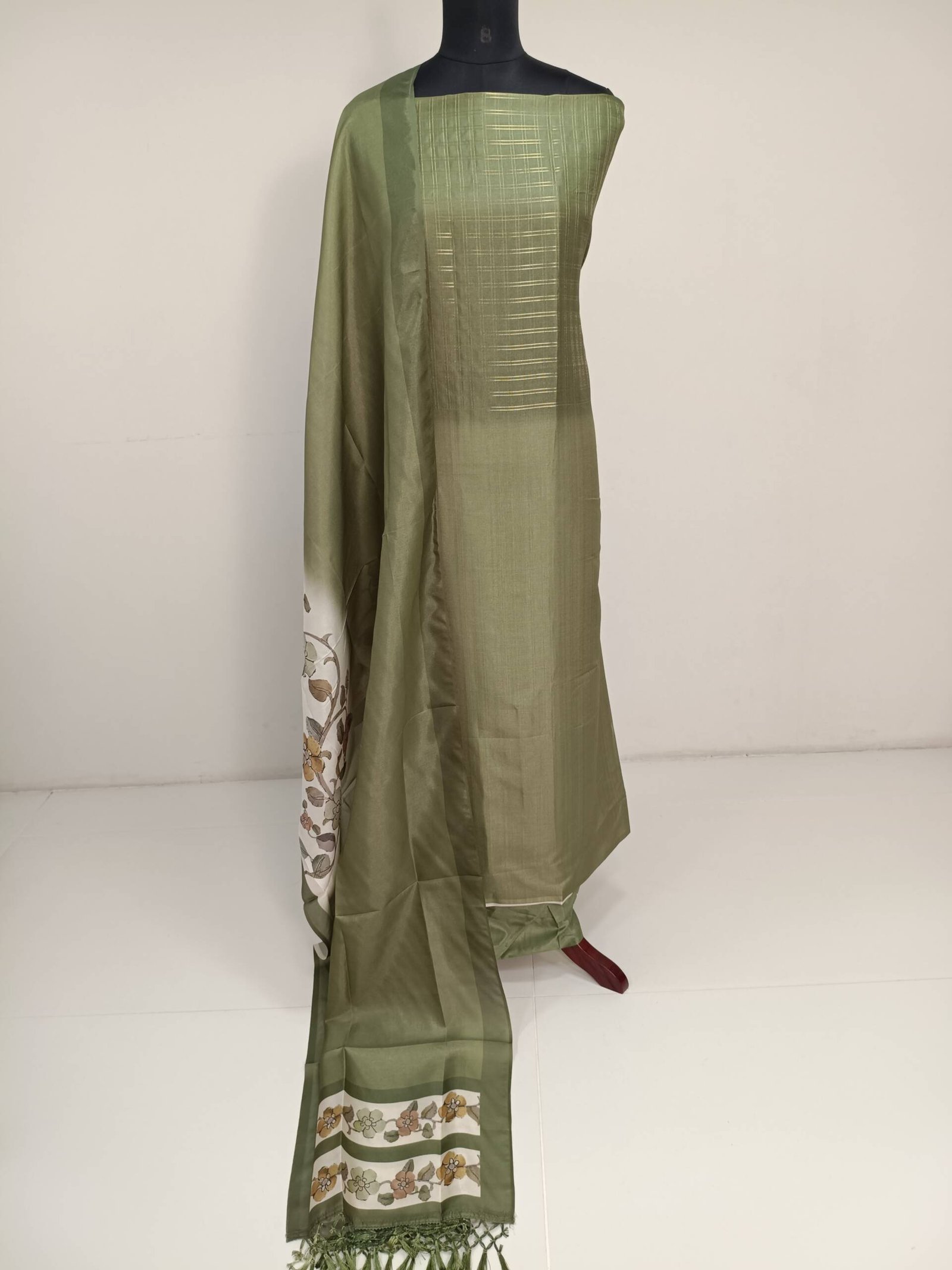 SEMI TUSSER SILK SALWAR SUITS