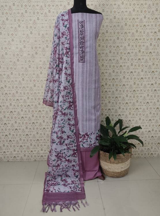 LINEN COTTON PRINTED SUITS