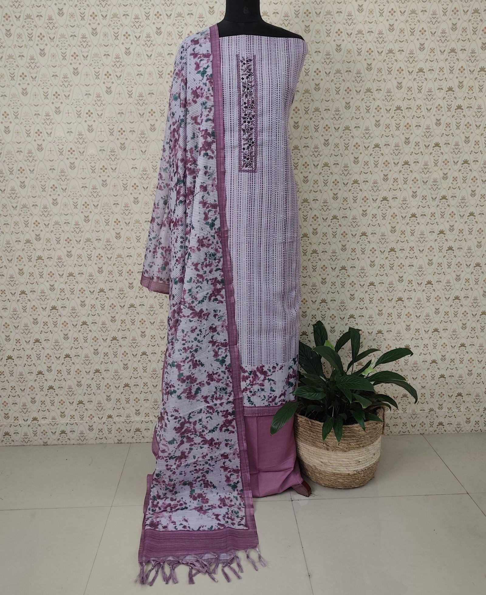 LINEN COTTON PRINTED SUITS