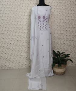 ORGANZA EMBROIDERED SALWAR SUITS