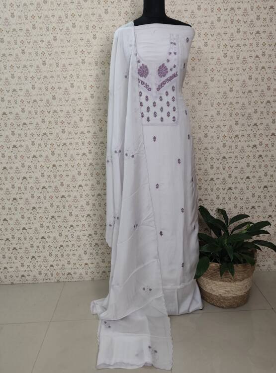 ORGANZA EMBROIDERED SALWAR SUITS