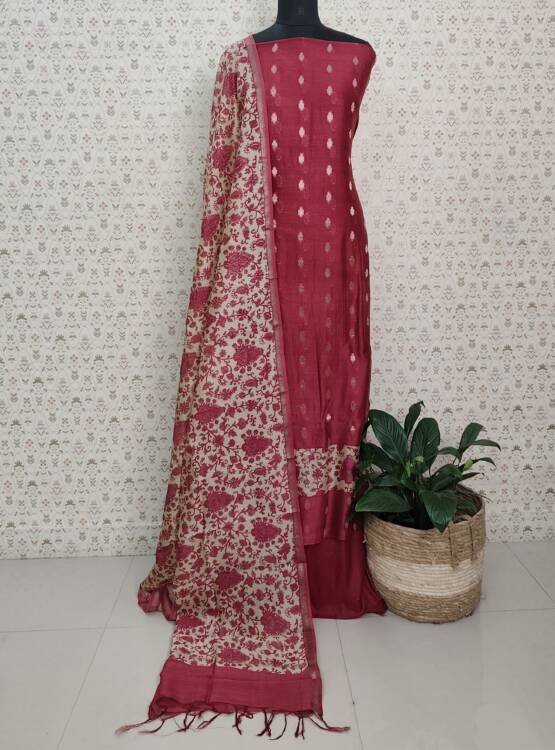 MAHESHWARI SILK BANARASI WEAVING SUITS