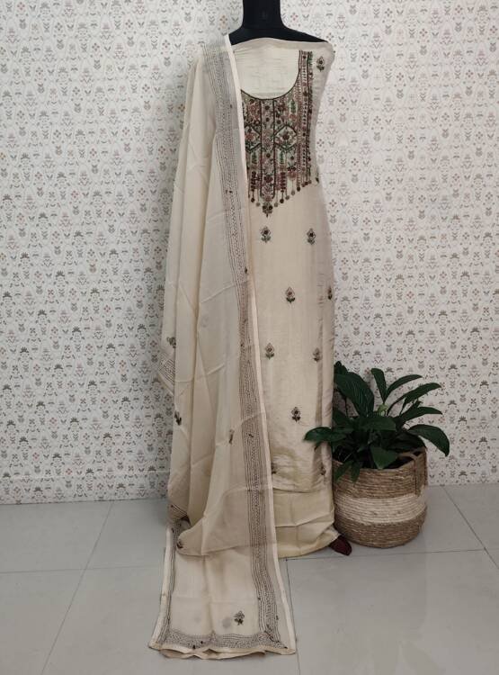 CHANDERI TISSUE SUITS