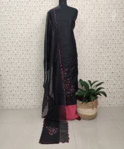 SILKY KOTA EMBROIDERED SUITS