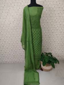 MAL CHANDERI SILK SALWAR SUITS-43187