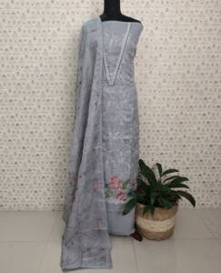 SILKY KOTA EMBROIDERED SALWAR SUITS