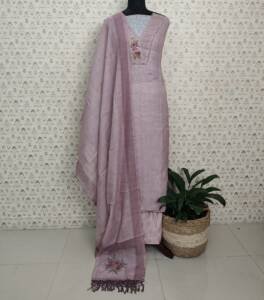 LINEN COTTON FLORAL PRINTED SUITS