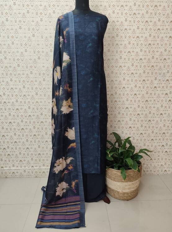 SEMI TUSSER SILK SALWAR SUITS