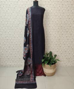 PURE MODAL SILK COTTON SUITS-43493