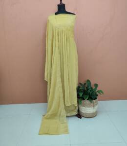 CREPE SILK EMBROIDERED SUITS