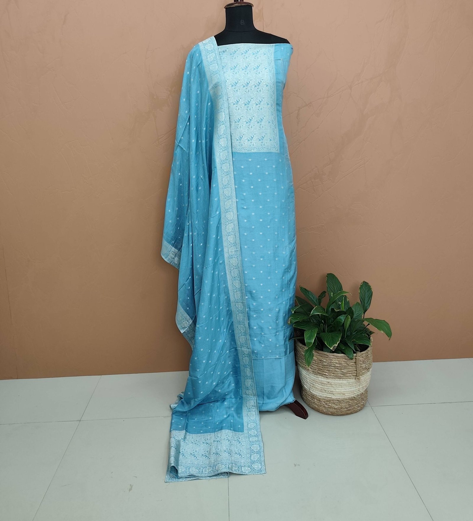 SOFT SILK BANARASI SUITS-42569