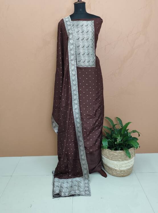 SOFT SILK BANARASI SUITS-42569