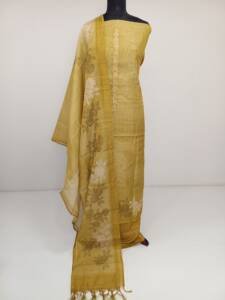 CHANDERI TISSUE EMBROIDERED SUIT