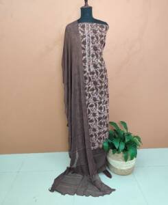 COTTON HAKKOBA PRINTED SUIT