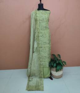 SEMI CHANDERI SILK SUITS