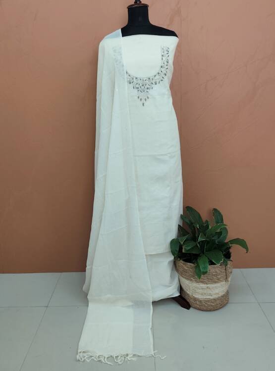 COTTON HANDWORKED SUITS