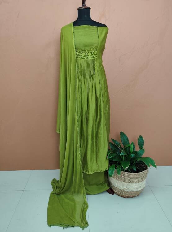 MAL CHANDERI SILK SUITS