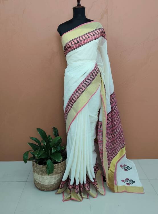 COTTON KASAVU SAREES