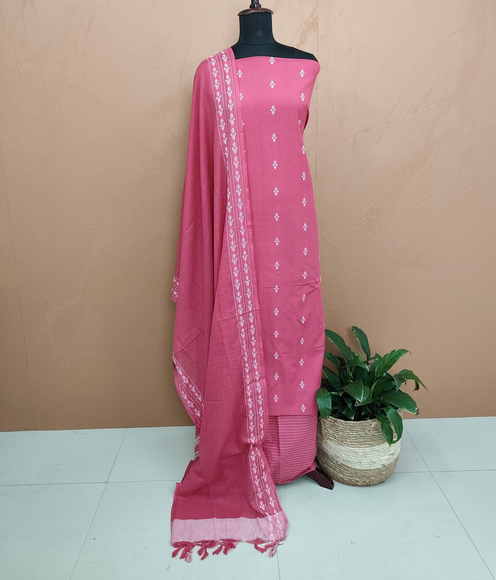 HANDLOOM COTTON SALWAR SUITS-43554