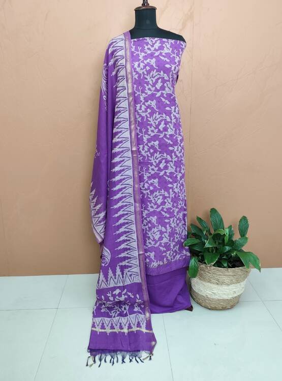 COTTON HAKKOBA PRINTED SUITS-43547