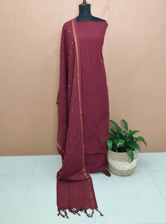 HANDLOOM COTTON SUITS-43571