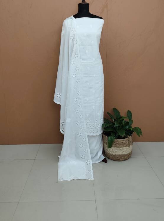 KOTA EMBROIDERED AND APPLIQUE SUITS-43594