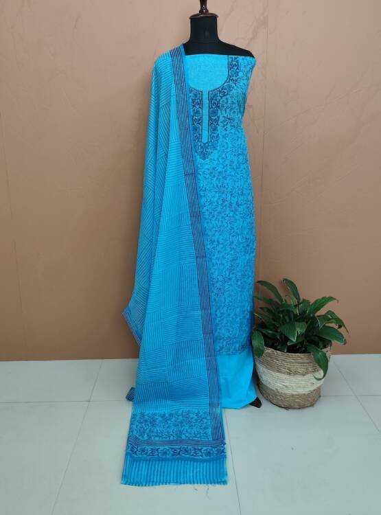 SILKY KOTA PRINTED SUITS-43589