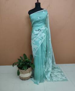 ORGANZA SILK SAREES-43161