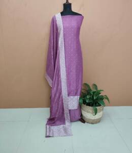 SOFT SILK BANARASI SUITS-43583