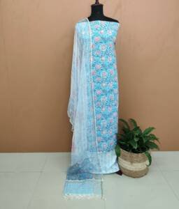 PRINTED COTTON SALWAR SUITS -43624