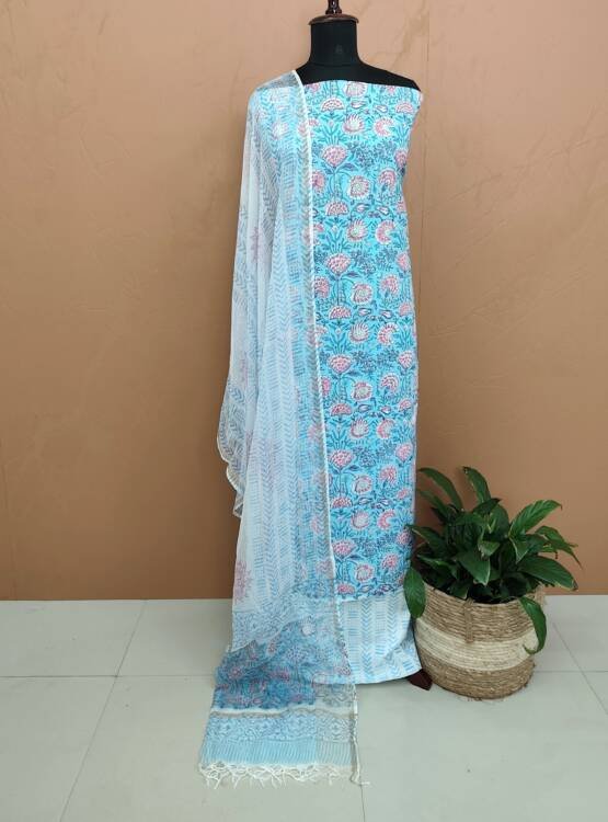 PRINTED COTTON SALWAR SUITS