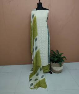COTTON EMBROIDERED SUITS-43550