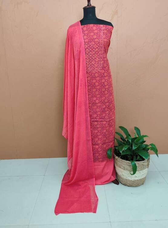 HANDPICKED COTTON SALWAR SUITS