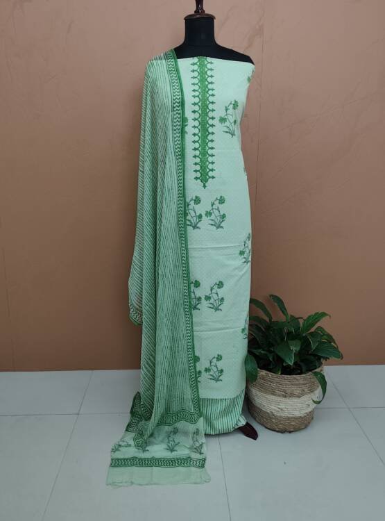 PURE COTTON PRINTED SUITS-43597