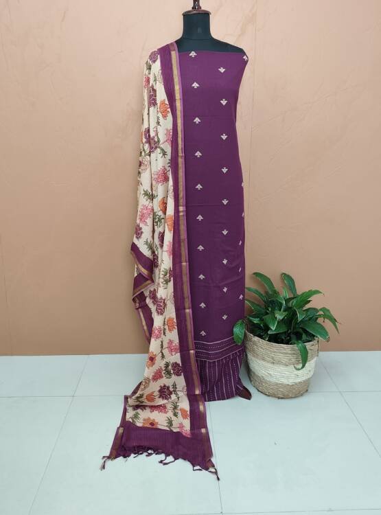 COTTON WEAVING SALWAR SUITS-43585