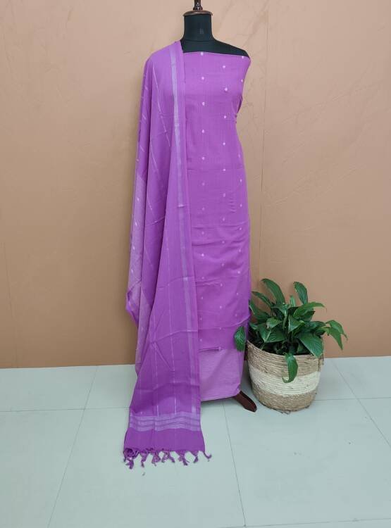 HANDLOOM COTTON SALWAR SUITS-43581