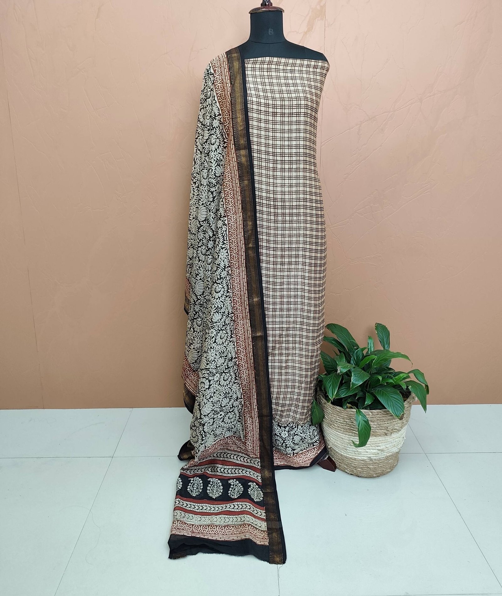 MAHESHWARI SILK SALWAR SUITS-43646