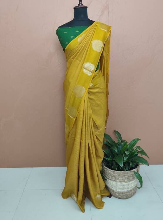 SOFT SILK BANARASI SAREES -43644