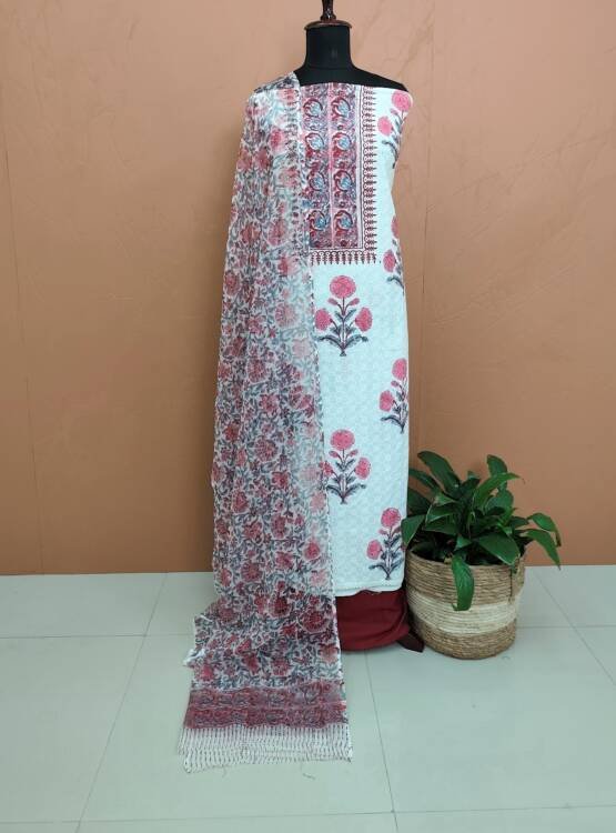 KOTA AND COTTON SALWAR SUITS-43648