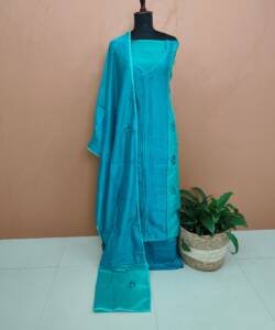 CHANDERI SILK EMBROIDWERED SUITS