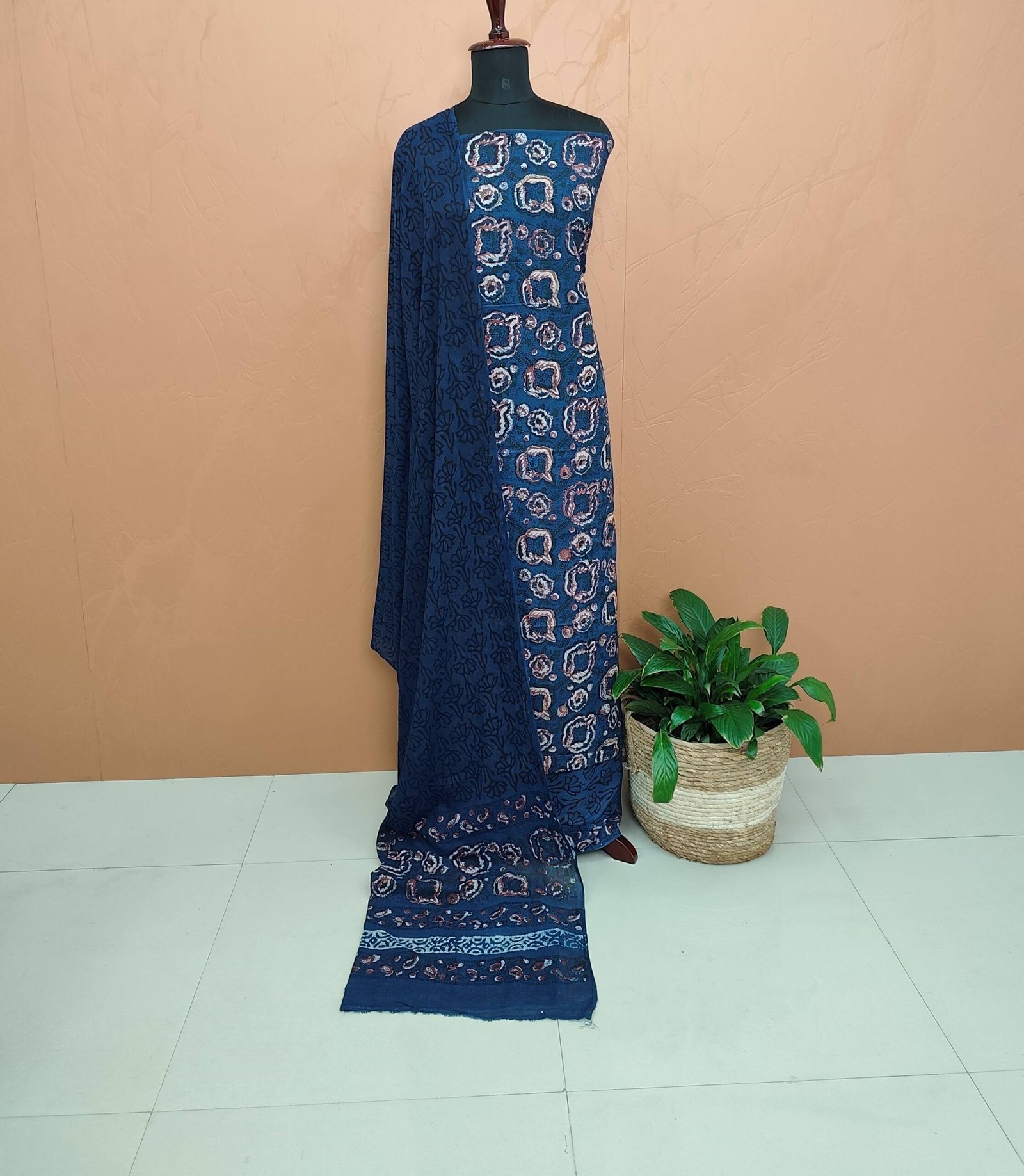 PRINTED COTTON SALWAR SUITS-43710