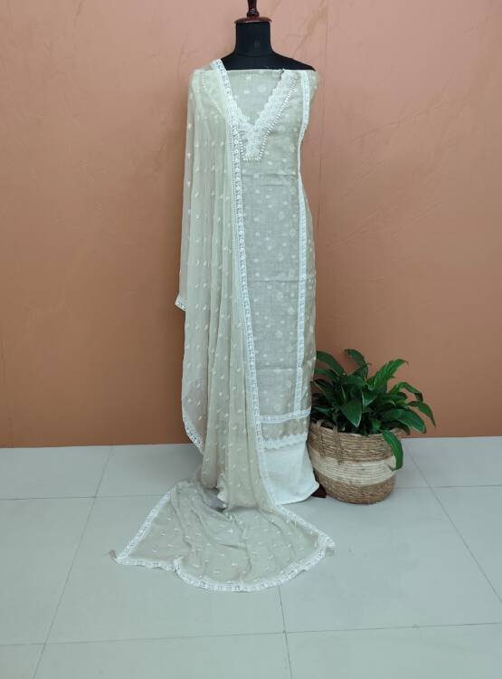 CHANDERI SILK WEAVING SUITS-43717