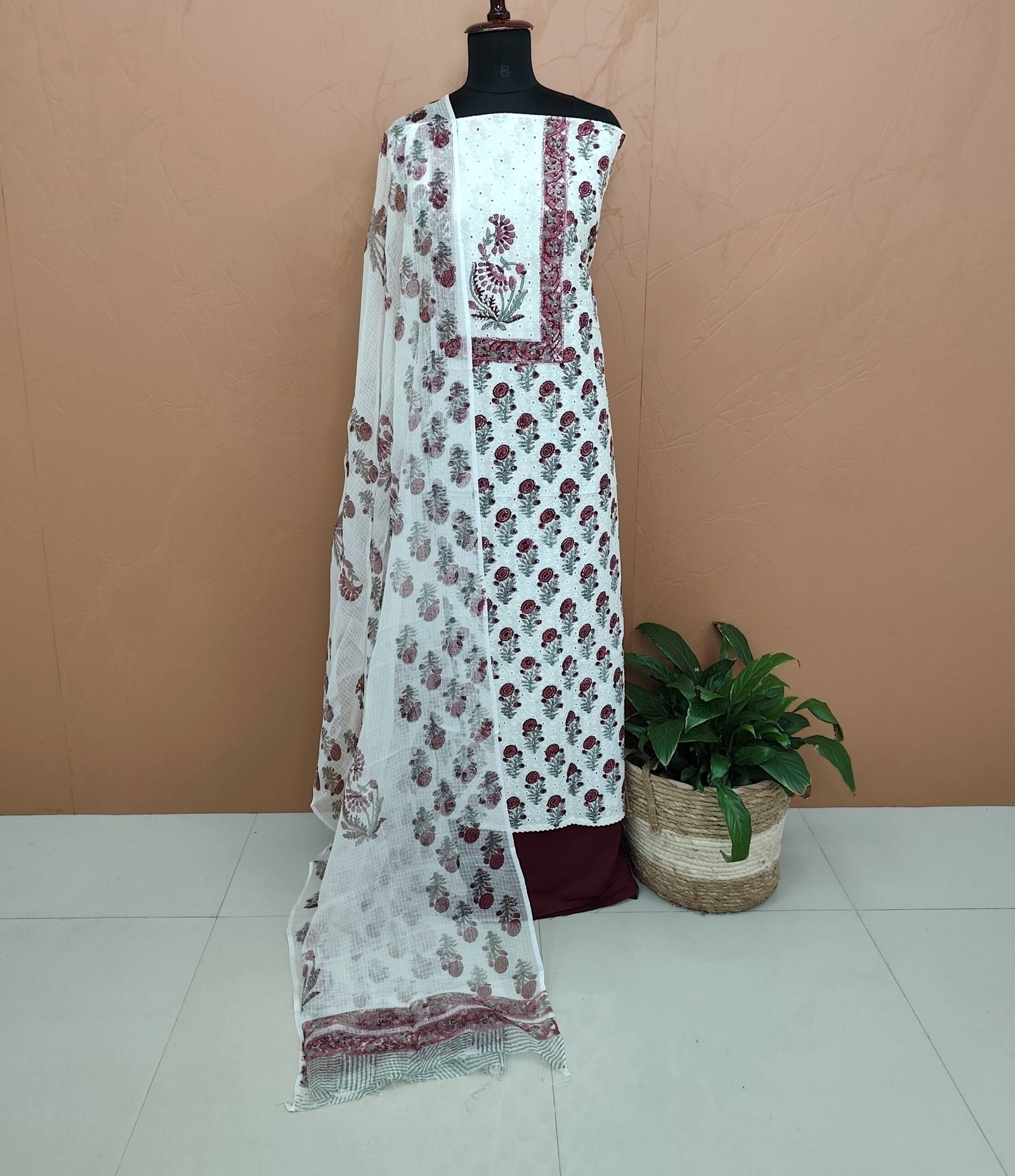 COTTON HAKKOBA SUITS-43715