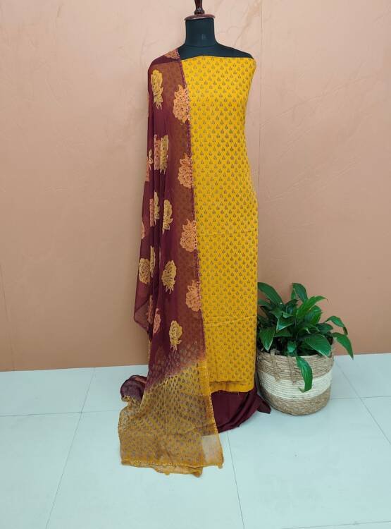 MODAL COTTON PRINTED SUIT-43654