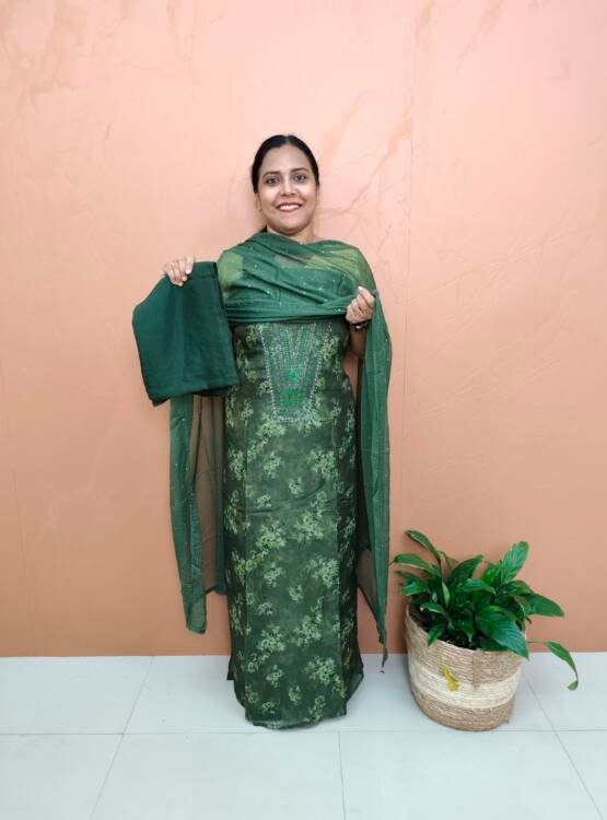 VISCOSE ORGANZA SUIT-40241