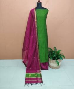 PURE MAHESHWARI SILK SUIT -43718